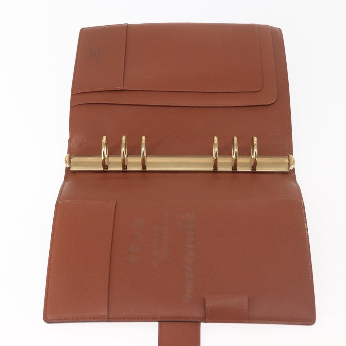 LOUIS VUITTON Monogram Agenda GM Day Planner Cover R20006 LV Auth BD1000