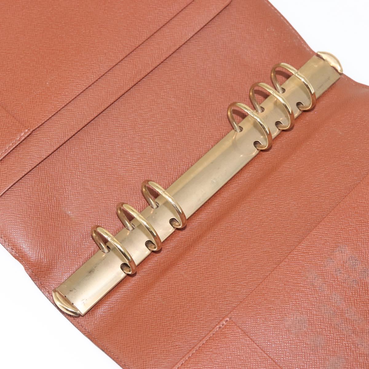 LOUIS VUITTON Monogram Agenda GM Day Planner Cover R20006 LV Auth BD1000
