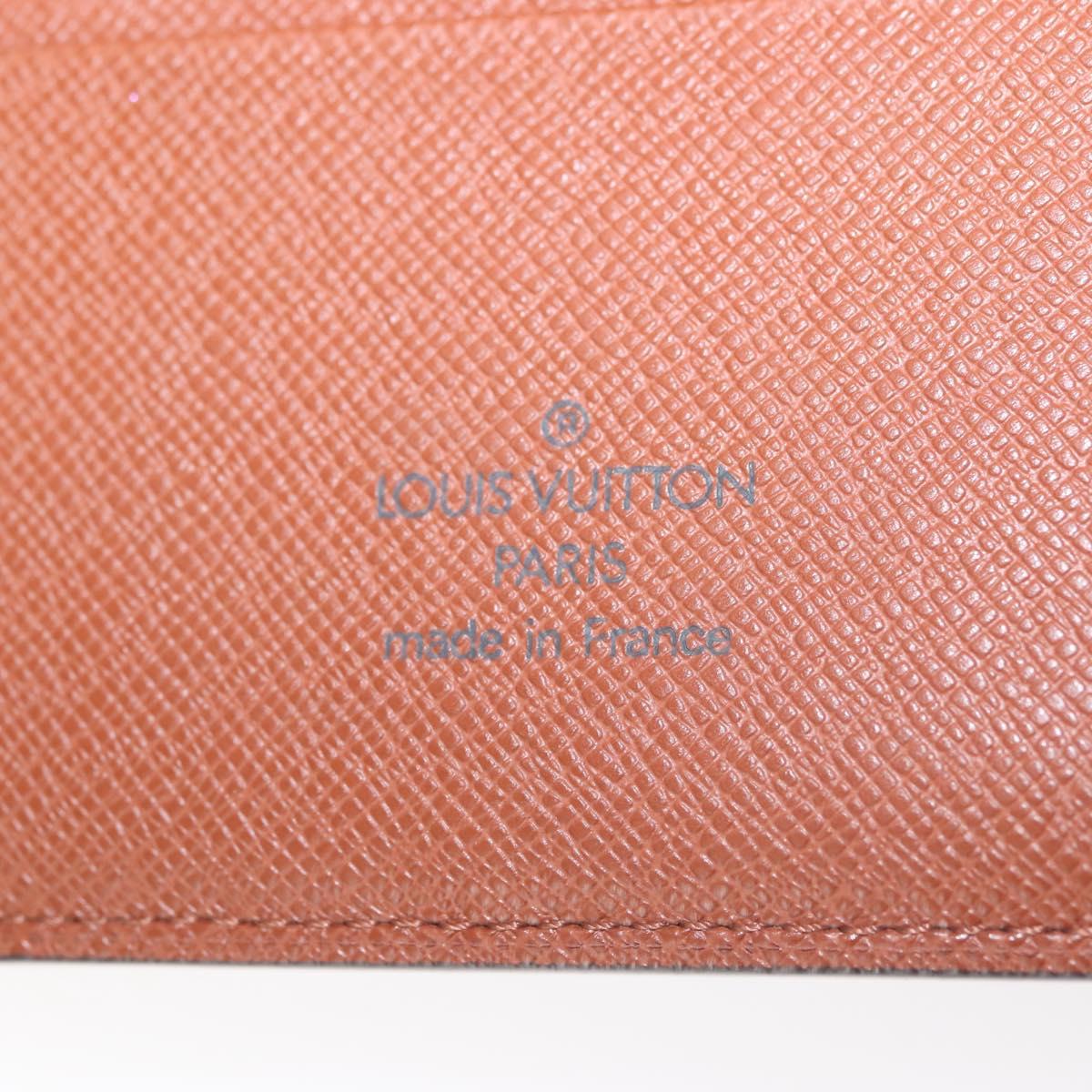 LOUIS VUITTON Monogram Agenda GM Day Planner Cover R20006 LV Auth BD1000