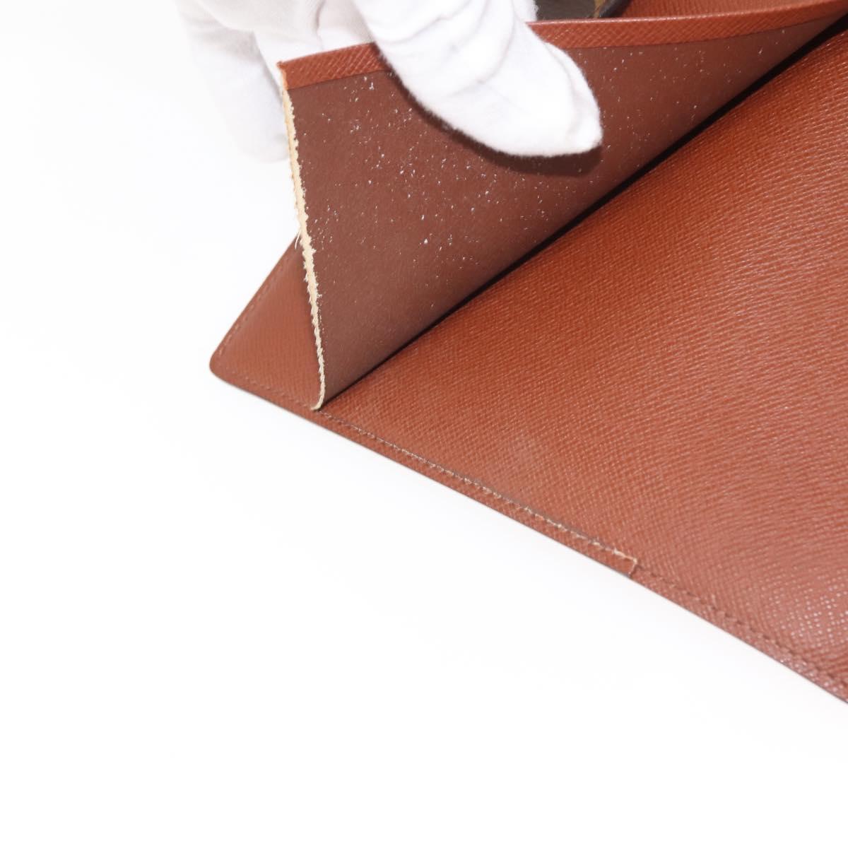 LOUIS VUITTON Monogram Agenda GM Day Planner Cover R20006 LV Auth BD1000