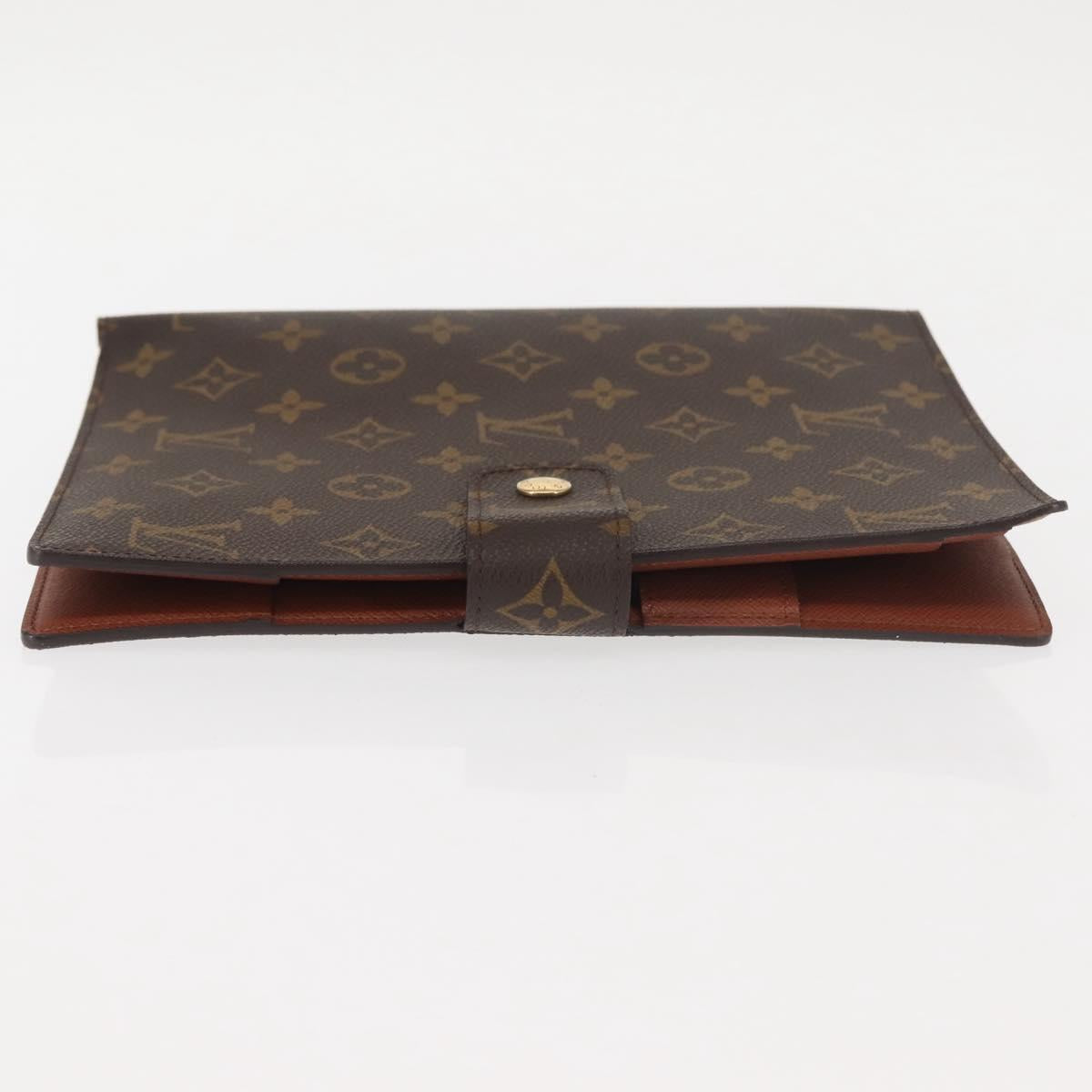 LOUIS VUITTON Monogram Agenda GM Day Planner Cover R20006 LV Auth BD1000