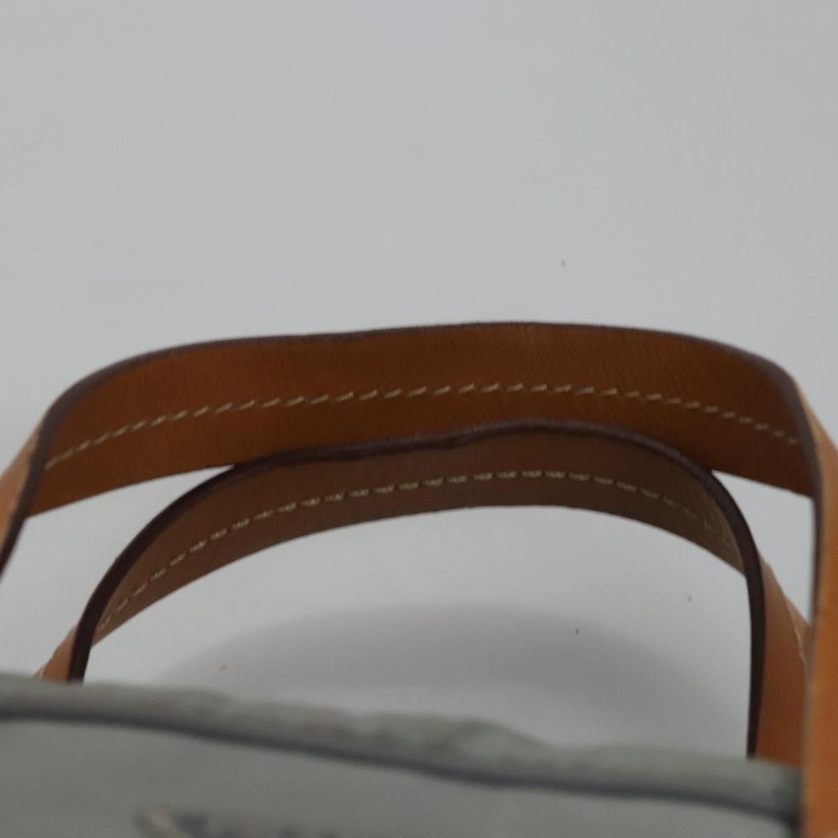 PRADA Hand Bag Nylon Gray Auth BD1037