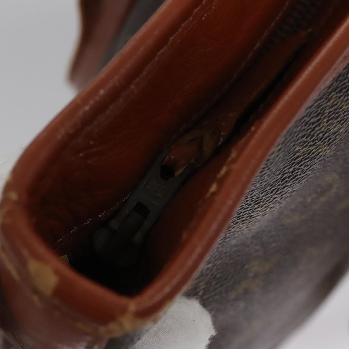 LOUIS VUITTON Monogram Sac Weekend PM Hand Bag M42425 LV Auth BD1042