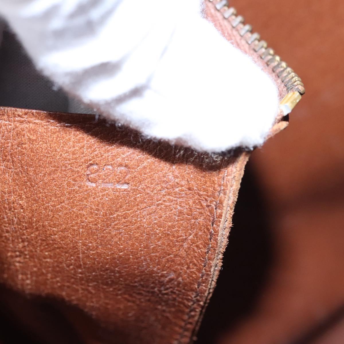 LOUIS VUITTON Monogram Sac Weekend PM Hand Bag M42425 LV Auth BD1042