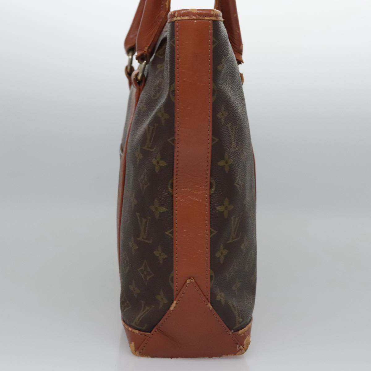 LOUIS VUITTON Monogram Sac Weekend PM Hand Bag M42425 LV Auth BD1042