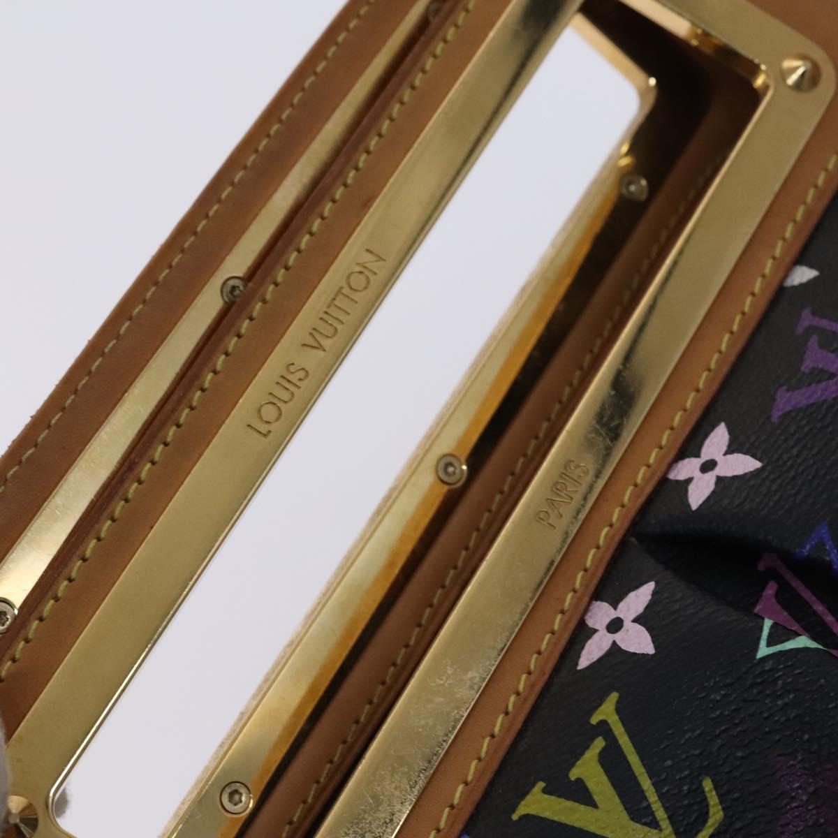 LOUIS VUITTON Monogram Multicolor Judy GM Bag 2way Black M40254 LV Auth BD1050SAV