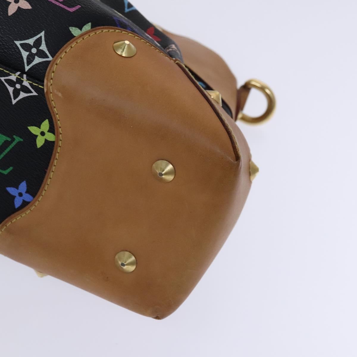 LOUIS VUITTON Monogram Multicolor Judy GM Bag 2way Black M40254 LV Auth BD1050SAV