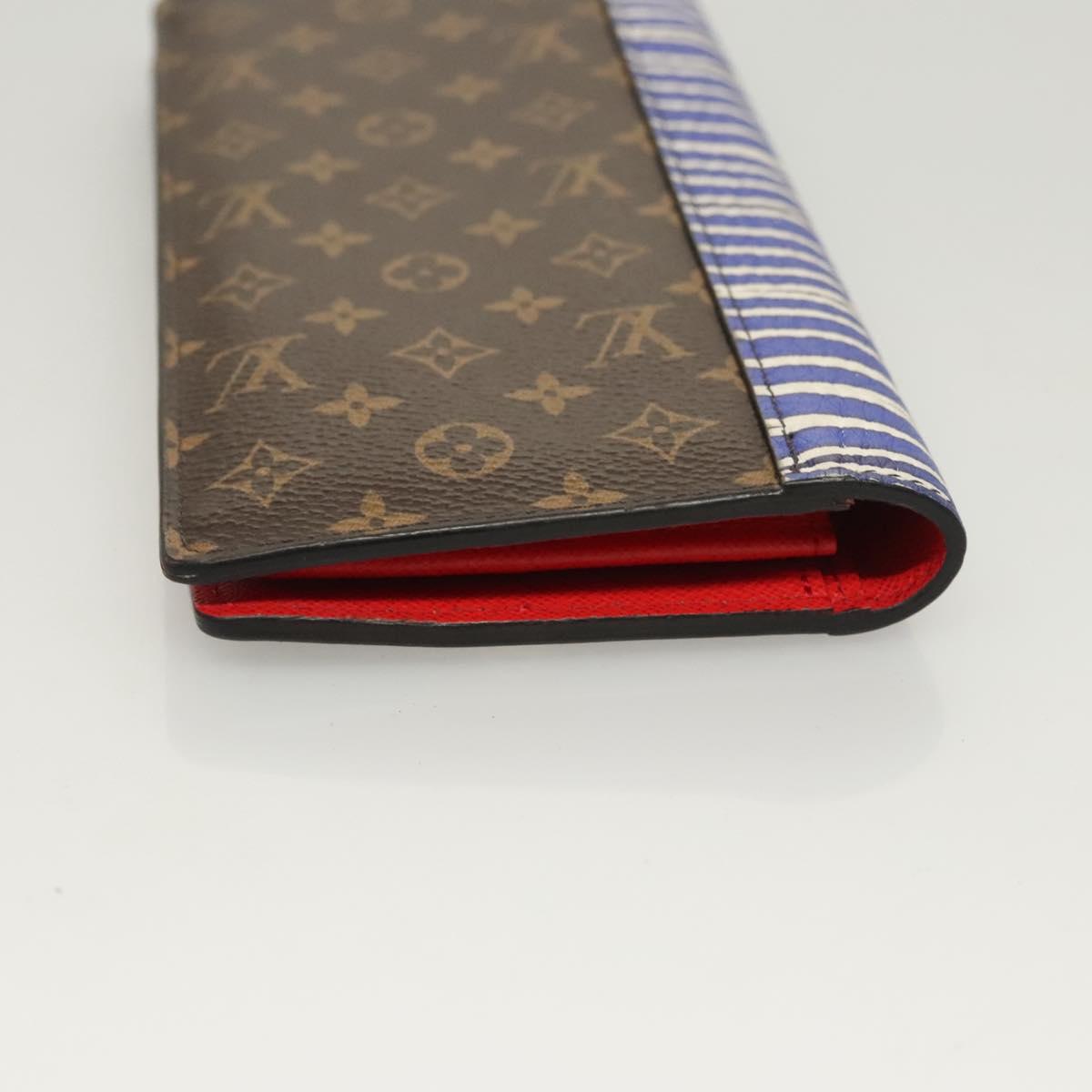 LOUIS VUITTON Monogram Patchwork Porte Feuille Brother Wallet M69739 Auth BD1128