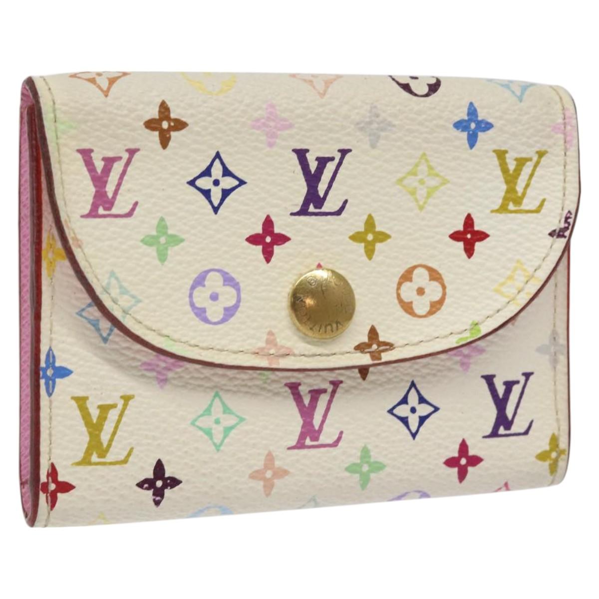 LOUIS VUITTON Monogram Multicolor Anvelop Cult De Vuitto M66557 LV Auth BD1130V
