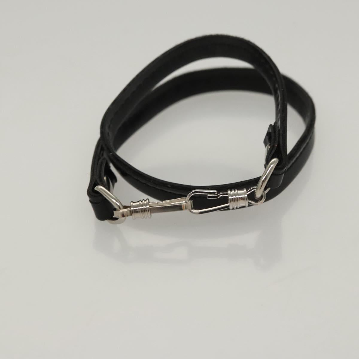 Burberrys Nova Check Blue Label Pouch Nylon Black Auth BD1137