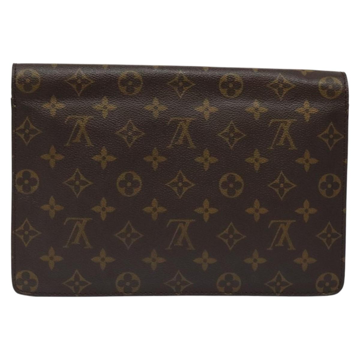 LOUIS VUITTON Monogram Serie Dragonne Hand Bag SPO LV Auth BD1141