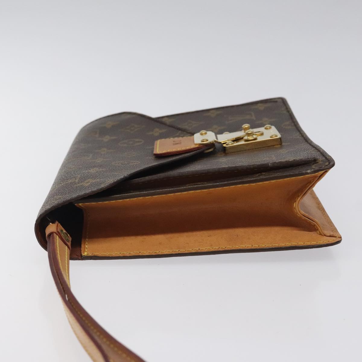 LOUIS VUITTON Monogram Serie Dragonne Hand Bag SPO LV Auth BD1141
