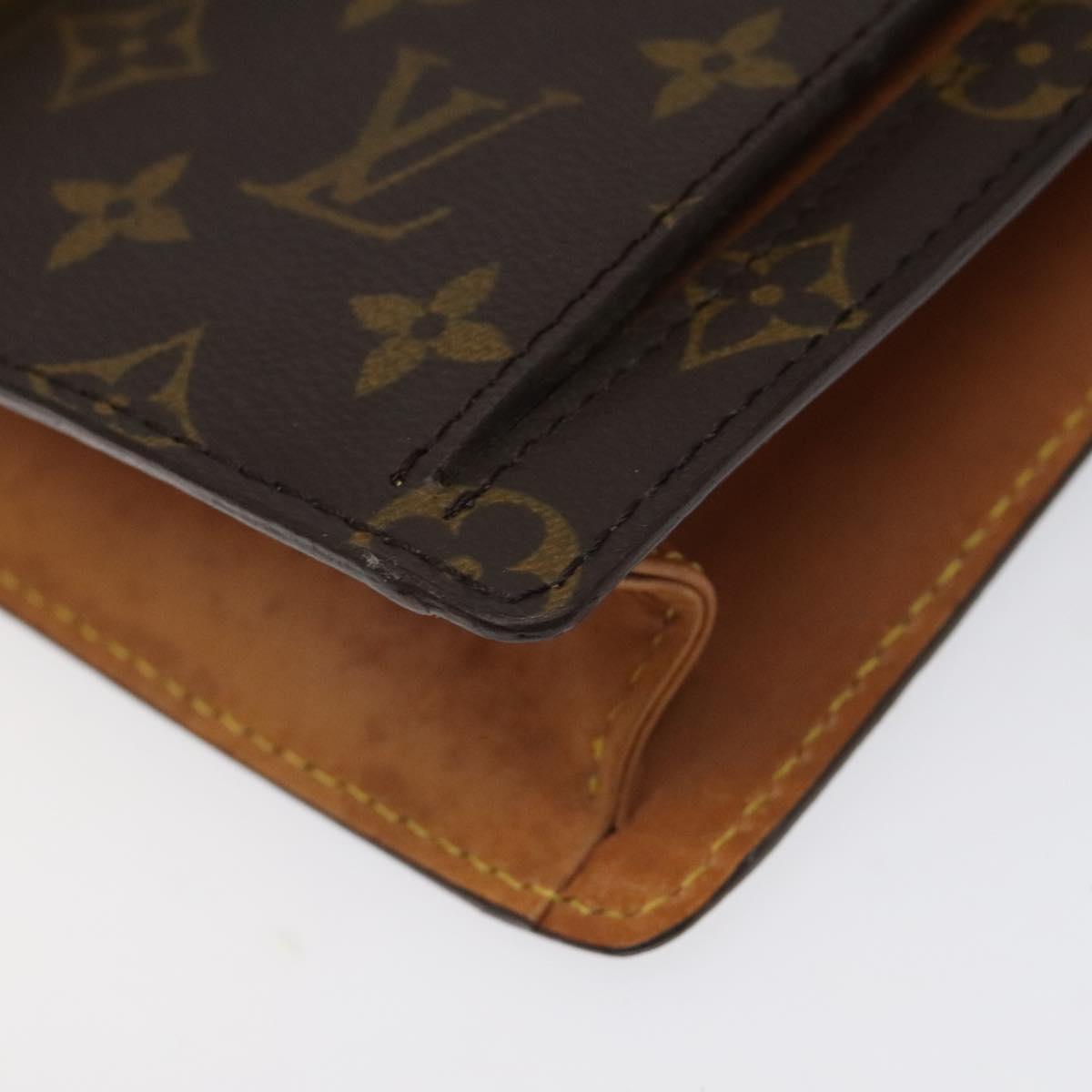 LOUIS VUITTON Monogram Serie Dragonne Hand Bag SPO LV Auth BD1141