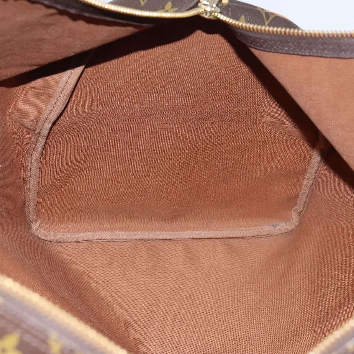 LOUIS VUITTON Monogram Keepall 55 Boston Bag M41424 LV Auth BD1144