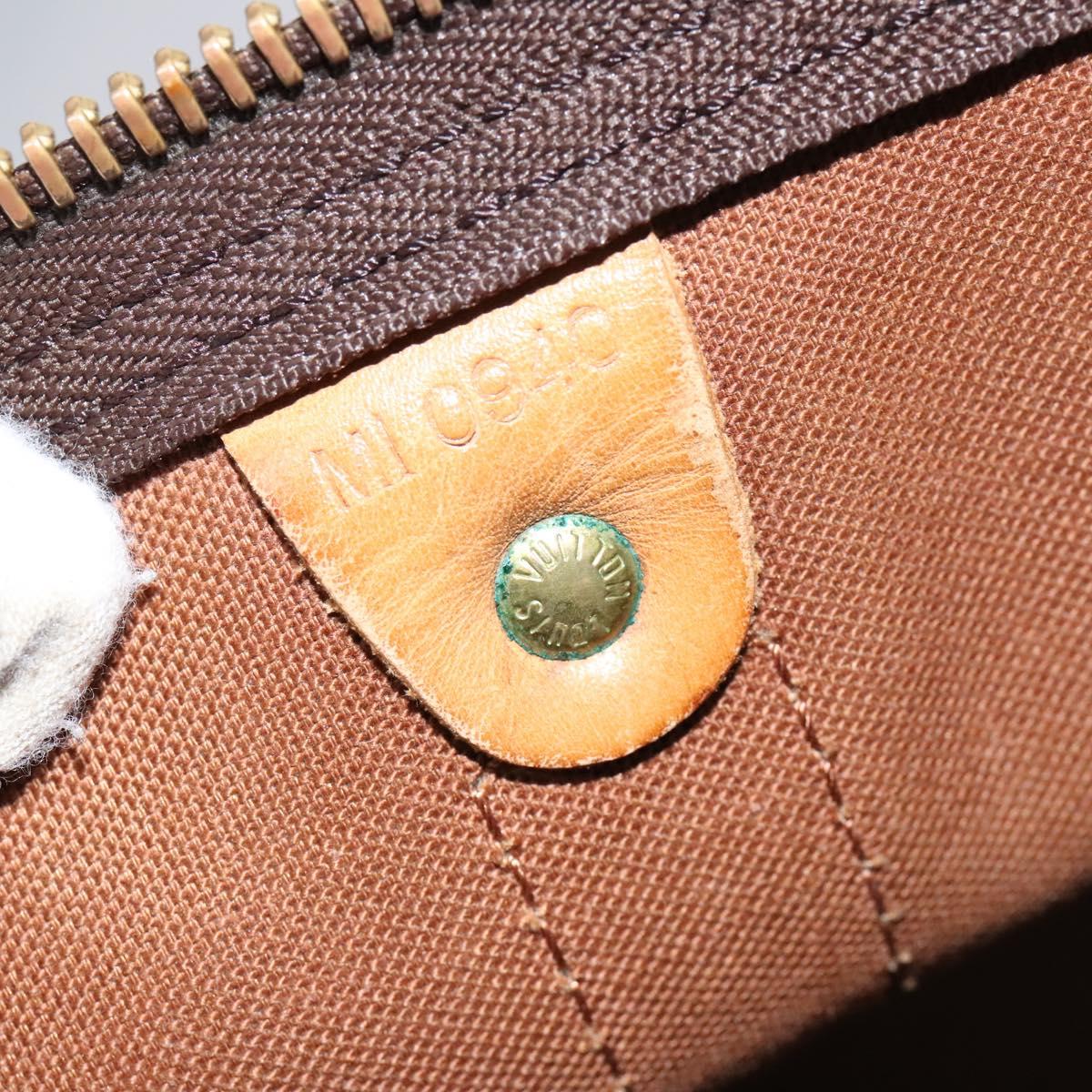 LOUIS VUITTON Monogram Keepall 55 Boston Bag M41424 LV Auth BD1144