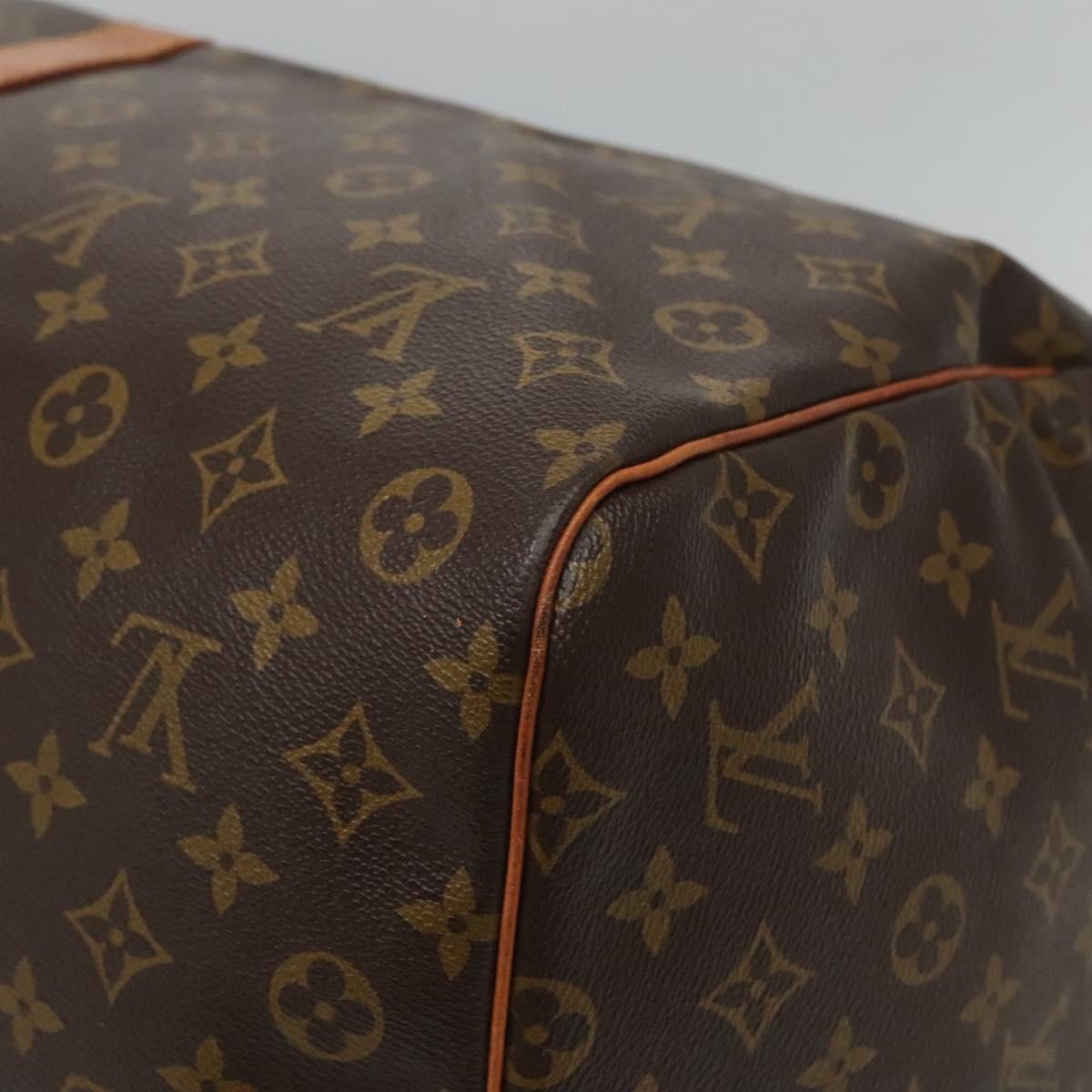 LOUIS VUITTON Monogram Keepall 60 Boston Bag M41422 LV Auth BD1146