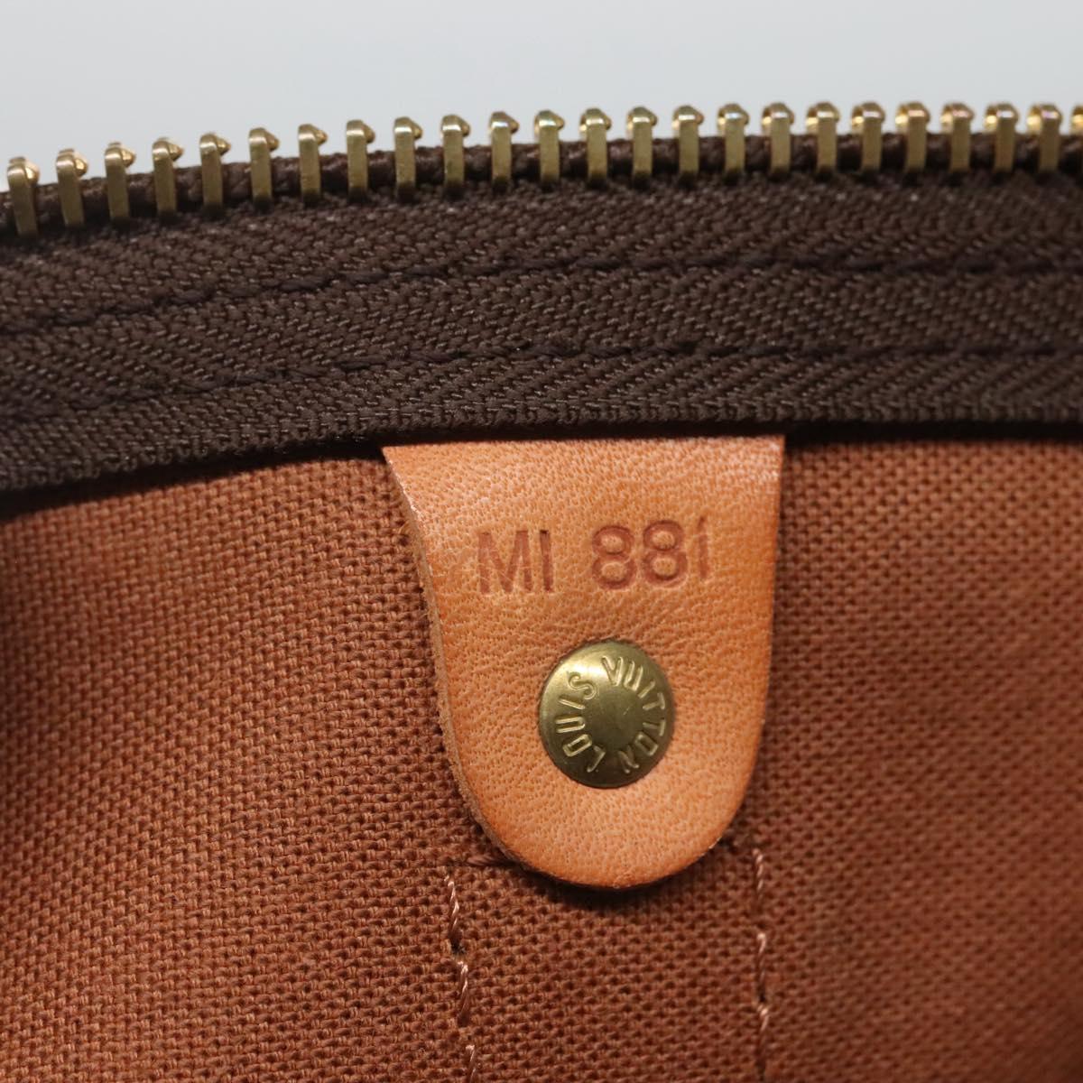 LOUIS VUITTON Monogram Keepall 60 Boston Bag M41422 LV Auth BD1146