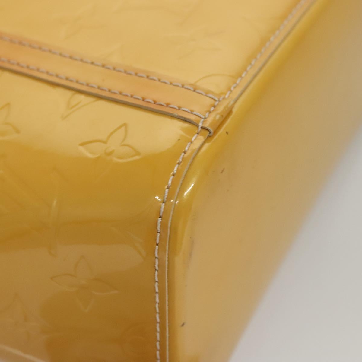 LOUIS VUITTON Monogram Vernis Avalon MM Tote Bag Broncorail M91743 Auth BD1150