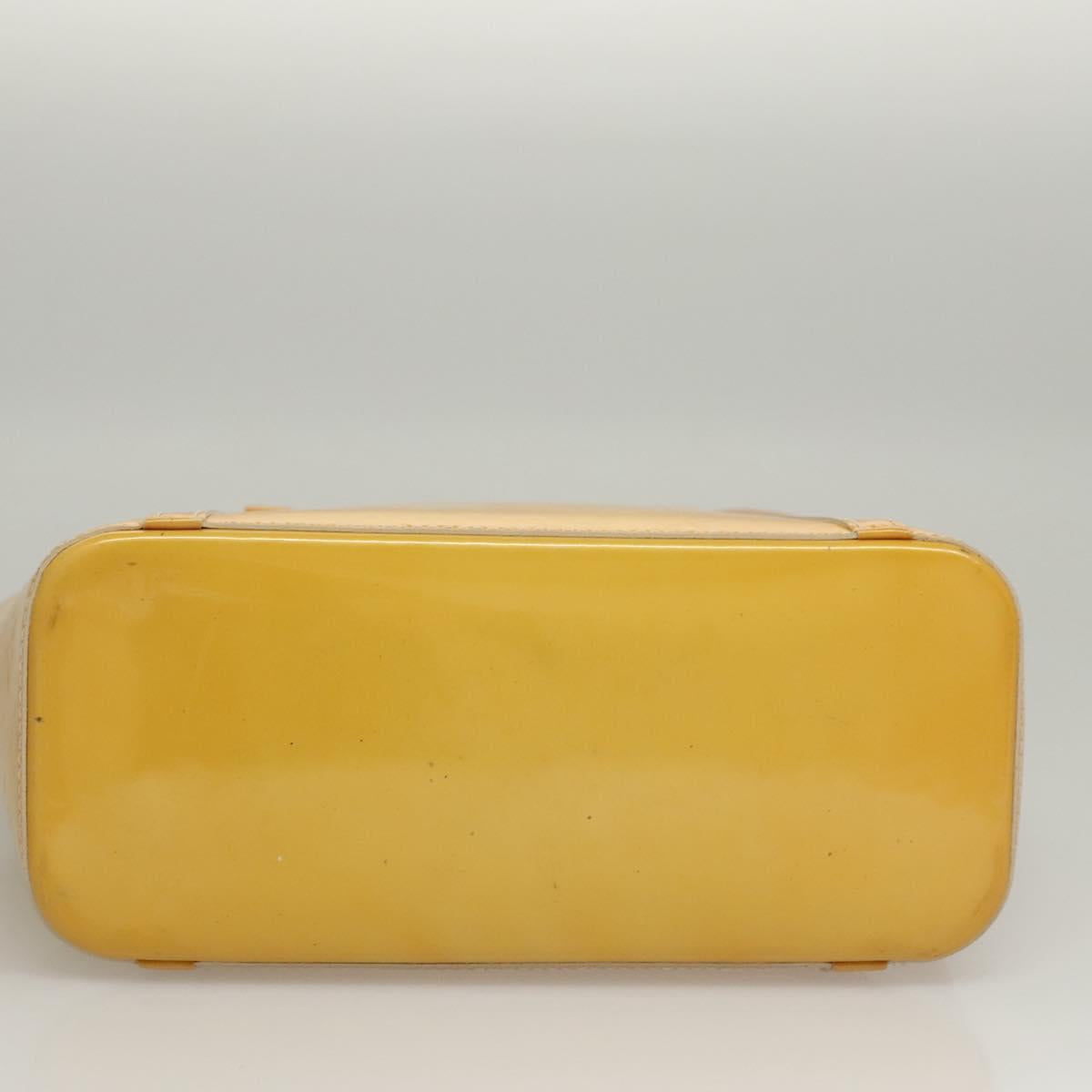 LOUIS VUITTON Monogram Vernis Avalon MM Tote Bag Broncorail M91743 Auth BD1150