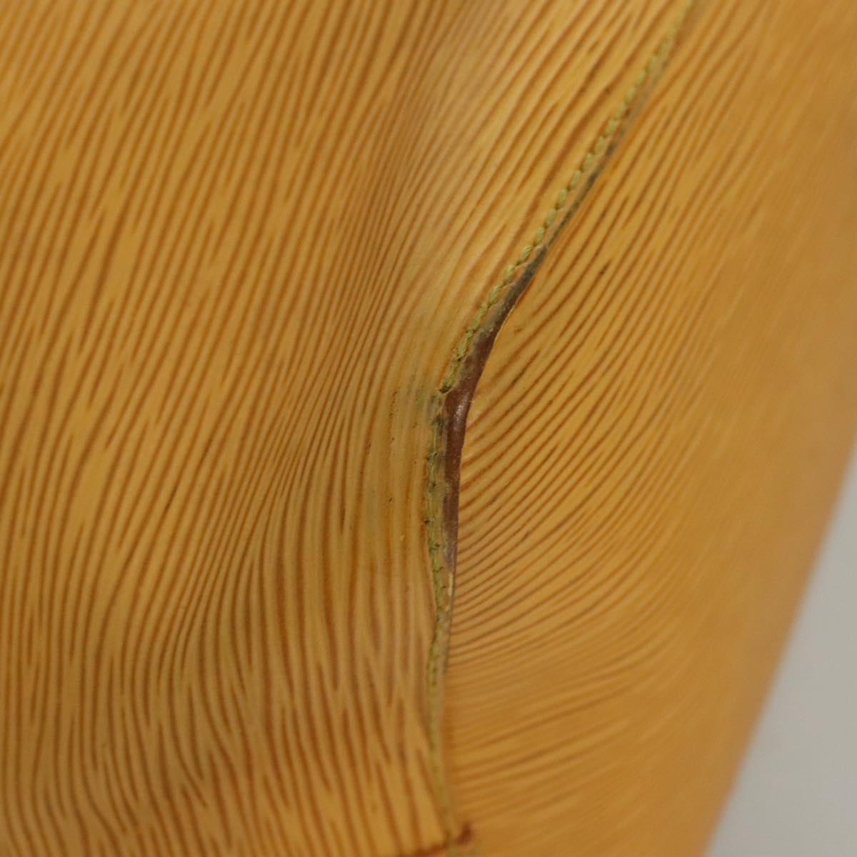 LOUIS VUITTON Epi Petit Noe Shoulder Bag Yellow M44109 LV Auth BD1152