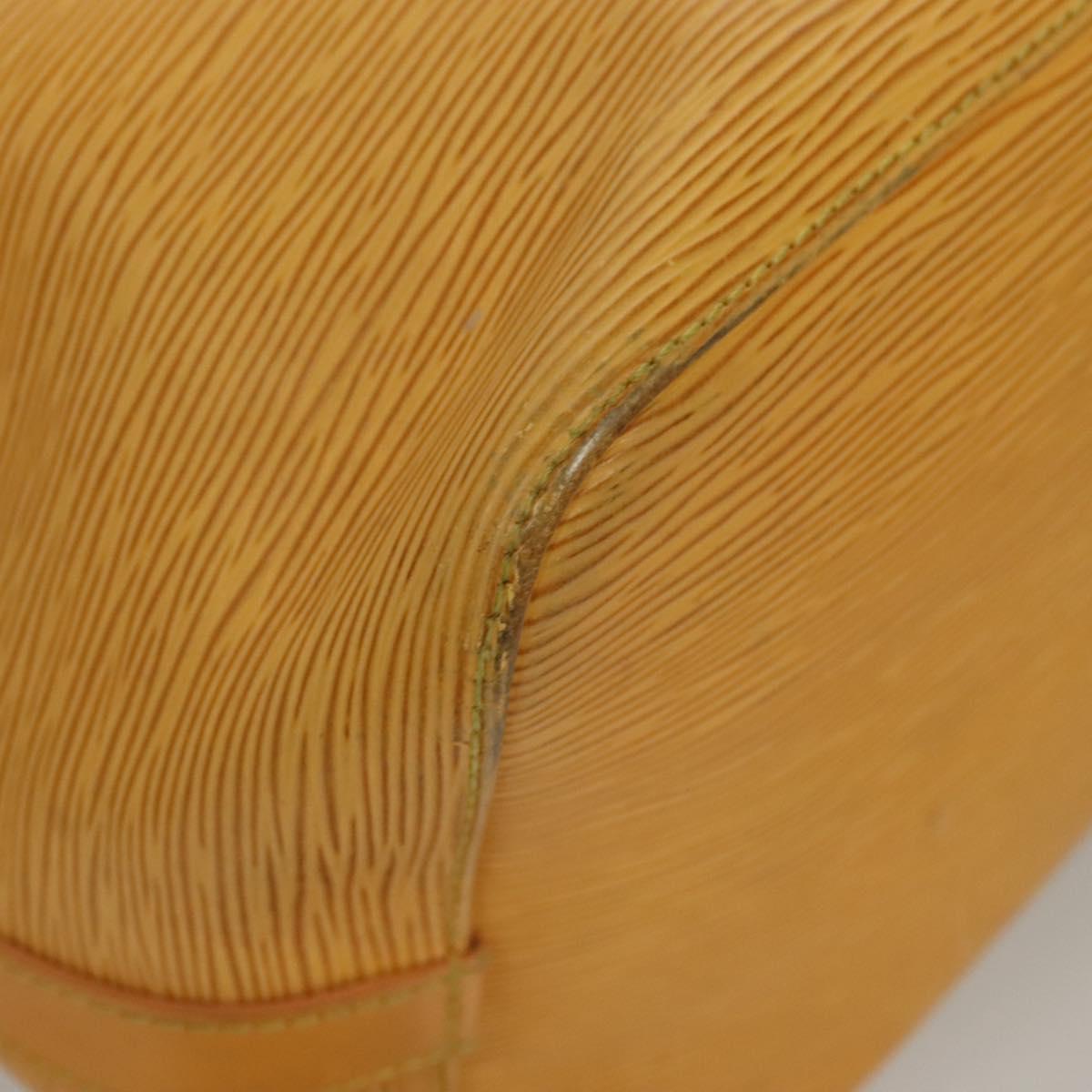 LOUIS VUITTON Epi Petit Noe Shoulder Bag Yellow M44109 LV Auth BD1152