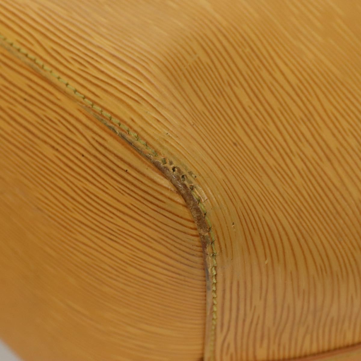 LOUIS VUITTON Epi Petit Noe Shoulder Bag Yellow M44109 LV Auth BD1152