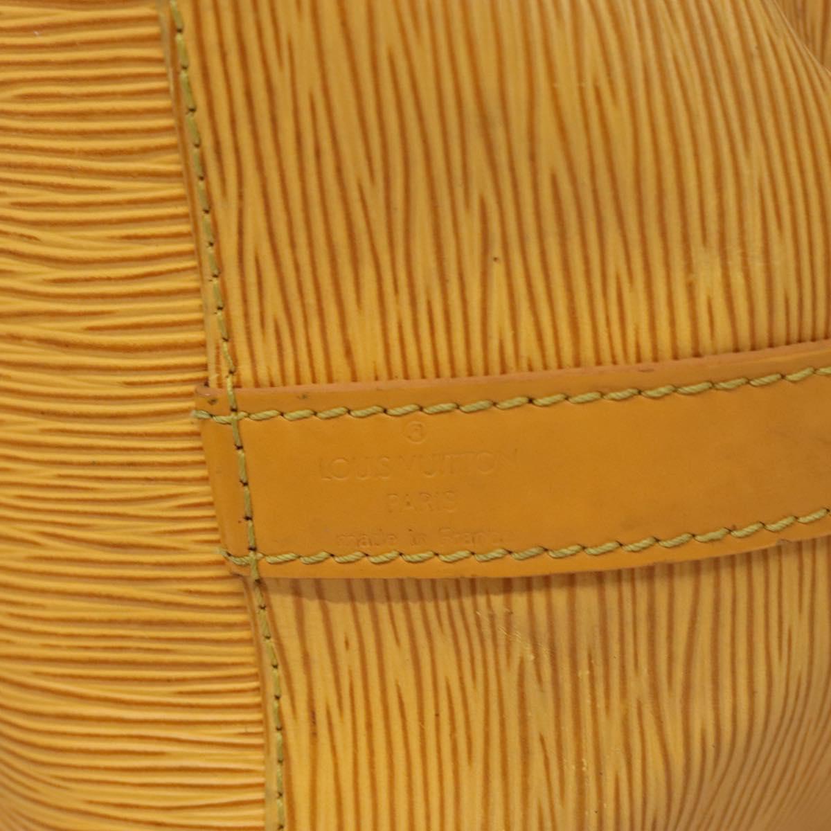 LOUIS VUITTON Epi Petit Noe Shoulder Bag Yellow M44109 LV Auth BD1152