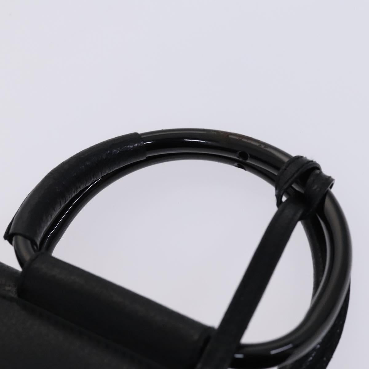 GUCCI Hand Bag Leather 2way Black Auth BD1169