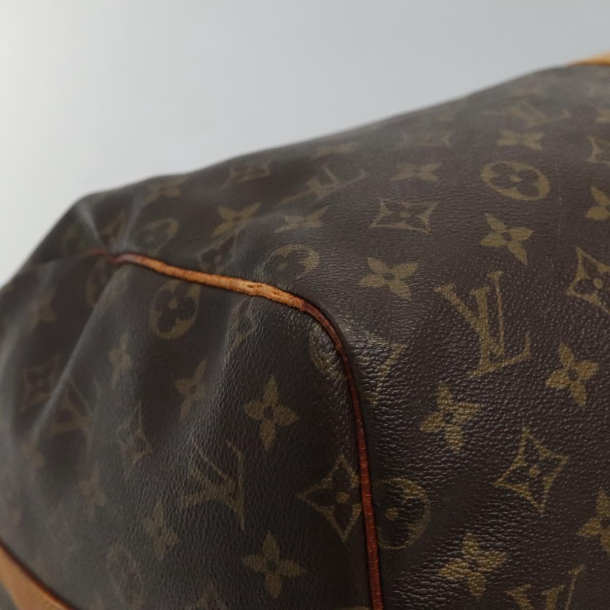LOUIS VUITTON Monogram Keepall Bandouliere 55 Boston Bag M41414 LV Auth BD1228