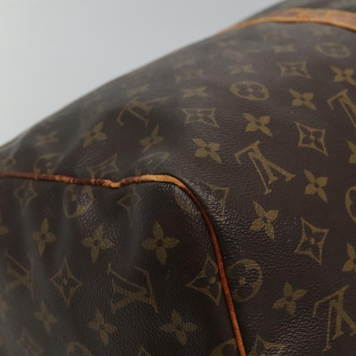 LOUIS VUITTON Monogram Keepall Bandouliere 55 Boston Bag M41414 LV Auth BD1228