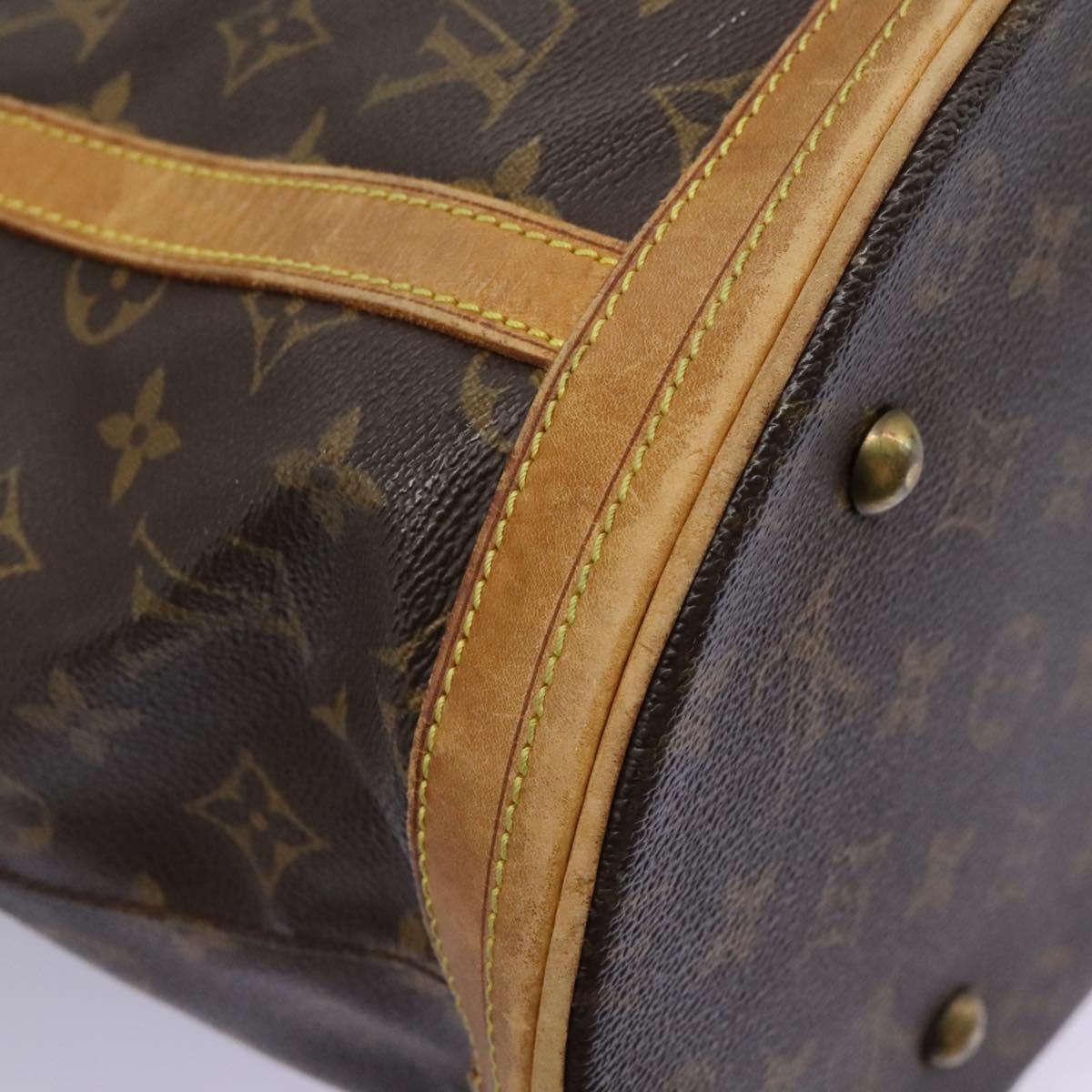 LOUIS VUITTON Monogram Bucket GM Shoulder Bag M42236 LV Auth BD1231