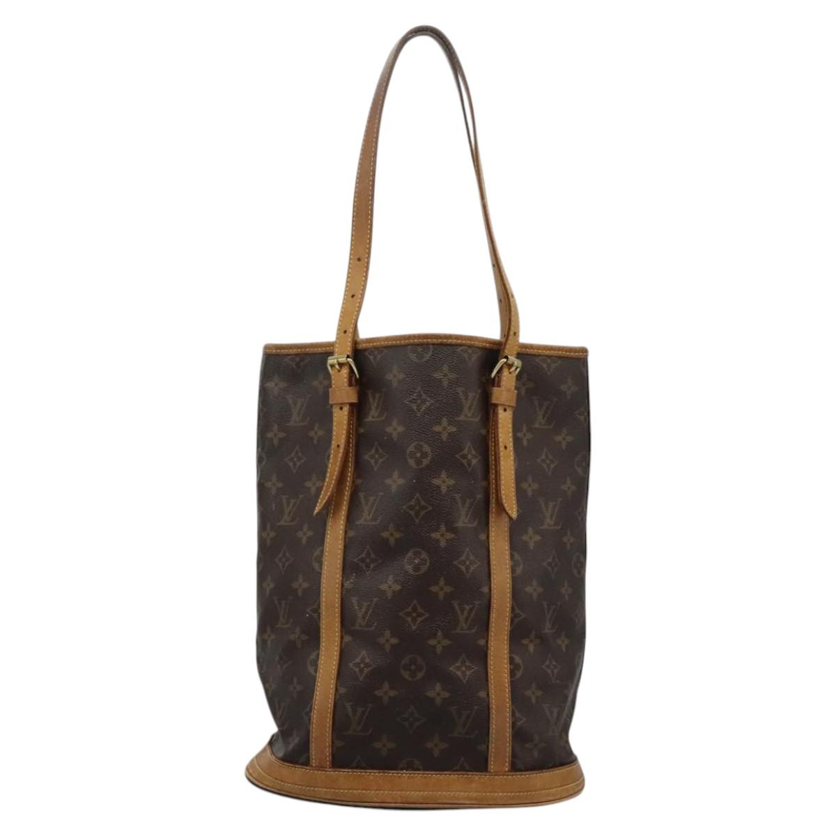 LOUIS VUITTON Monogram Bucket GM Shoulder Bag M42236 LV Auth BD1231