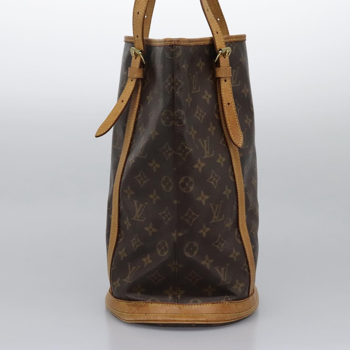 LOUIS VUITTON Monogram Bucket GM Shoulder Bag M42236 LV Auth BD1231