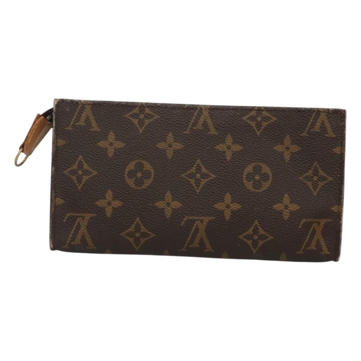 LOUIS VUITTON Monogram Bucket GM Pouch Accessory Pouch LV Auth BD1234