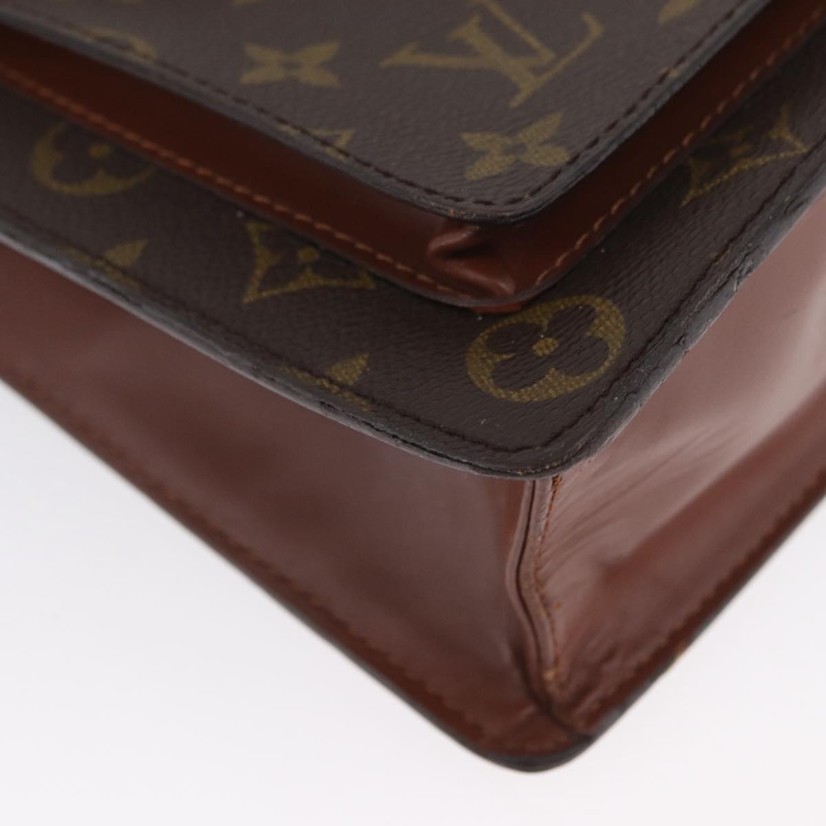 LOUIS VUITTON Monogram Monceau 28 Hand Bag M51185 LV Auth BD1270