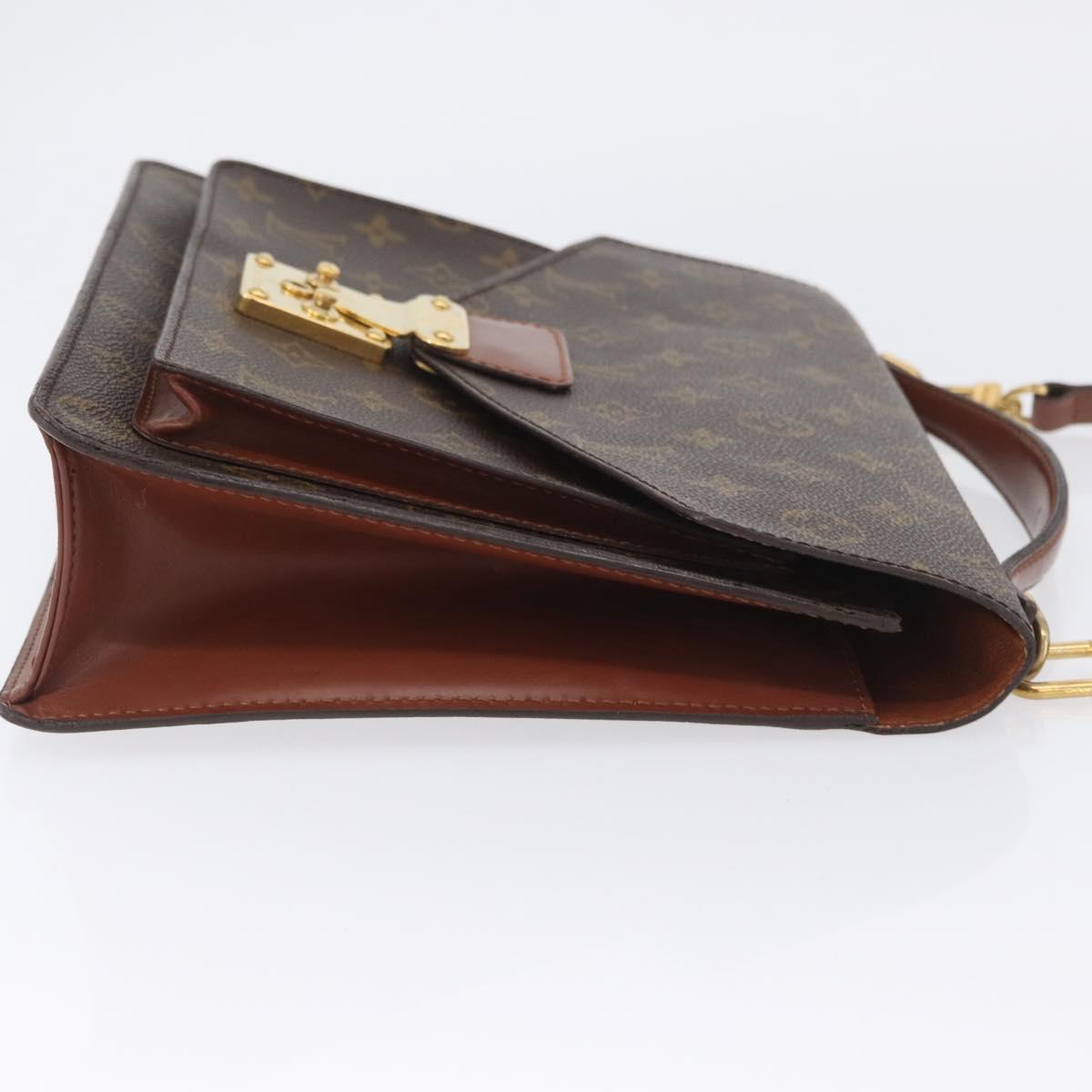 LOUIS VUITTON Monogram Monceau 28 Hand Bag M51185 LV Auth BD1270
