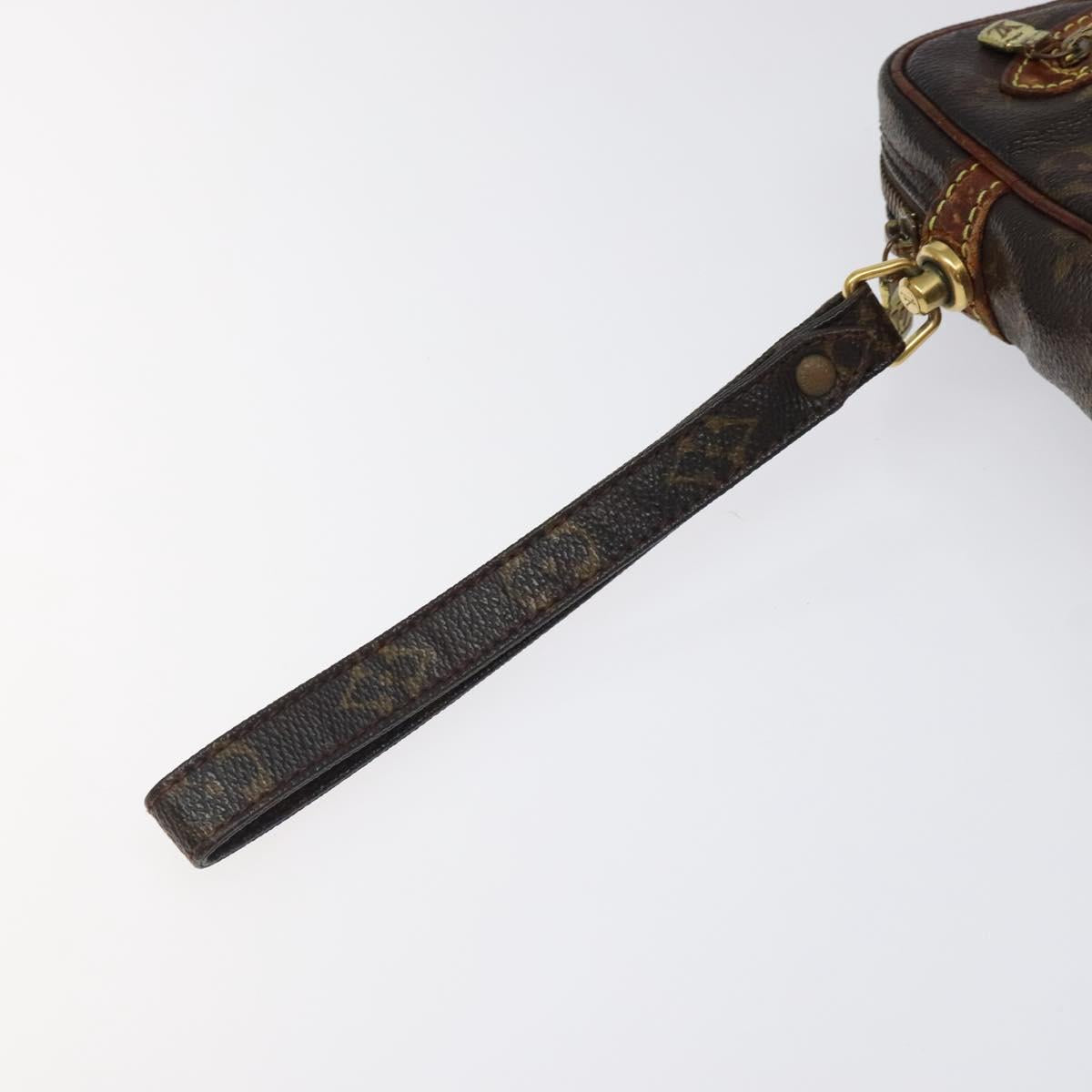 LOUIS VUITTON Monogram Marly Dragonne GM Clutch Bag M51825 LV Auth BD1275