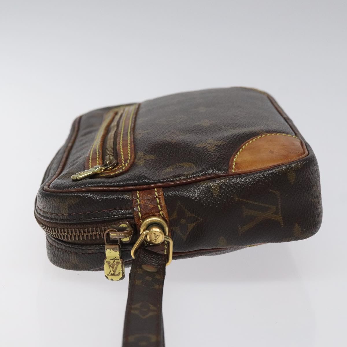 LOUIS VUITTON Monogram Marly Dragonne GM Clutch Bag M51825 LV Auth BD1275