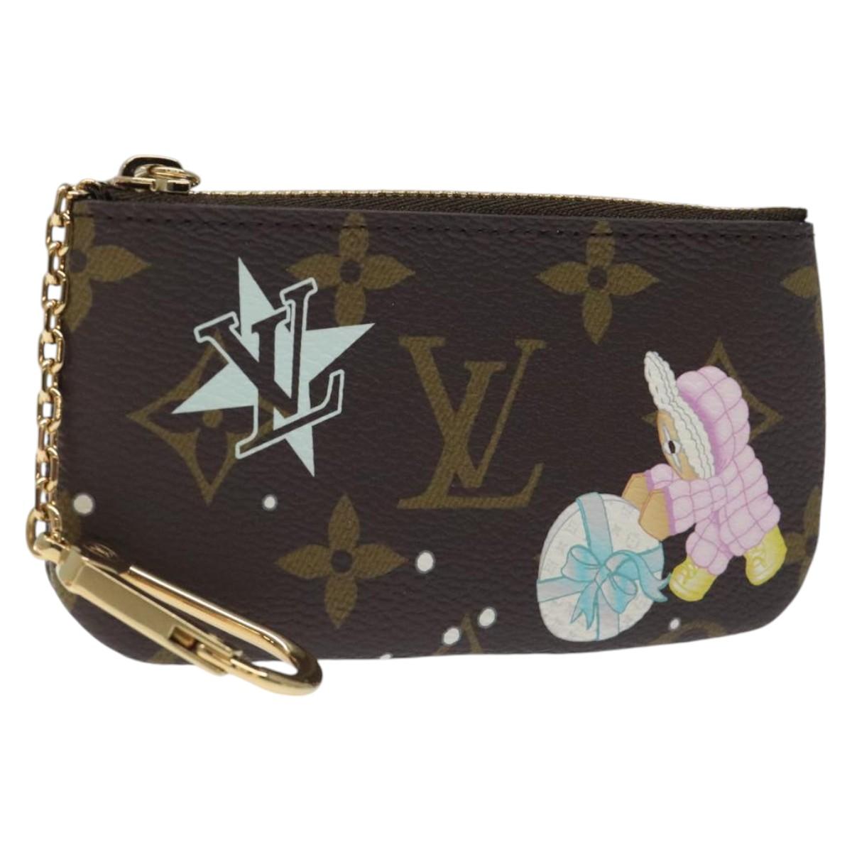 LOUIS VUITTON Monogram Vivienne Pochette Cles Coin Purse M12229 LV Auth BD1309SM