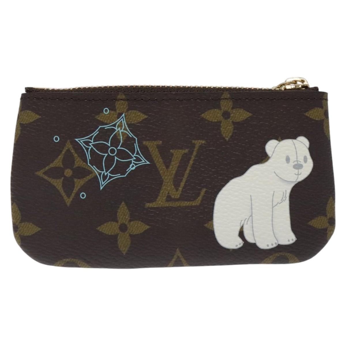 LOUIS VUITTON Monogram Vivienne Pochette Cles Coin Purse M12229 LV Auth BD1309SM
