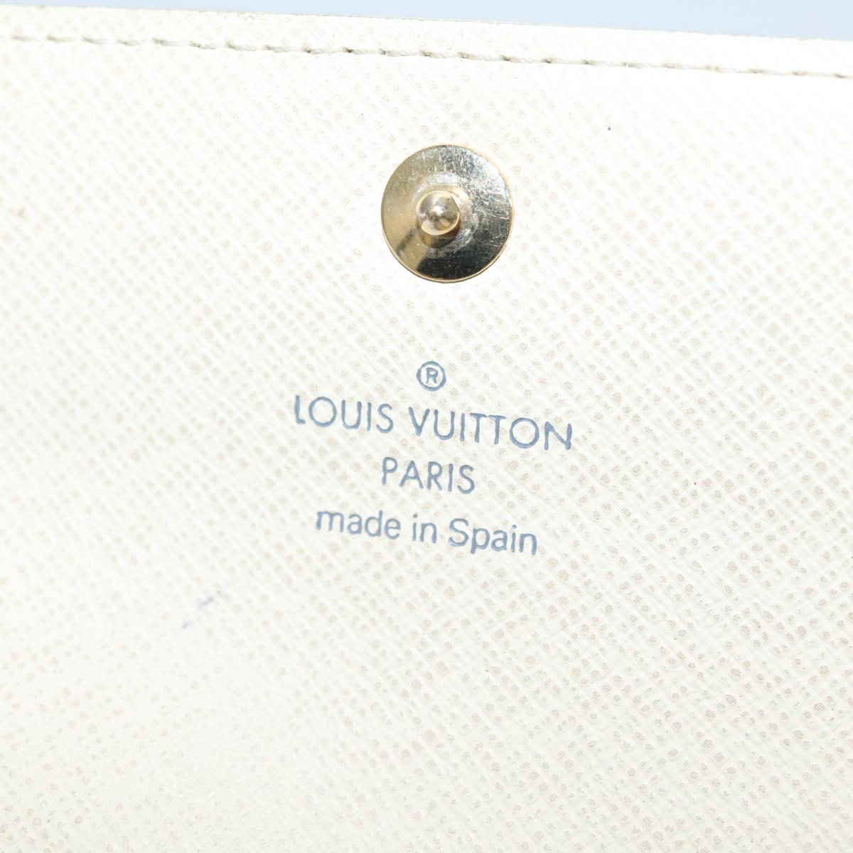 LOUIS VUITTON Damier Azur Portefeuille Alexandra Wallet N63068 LV Auth BD1312