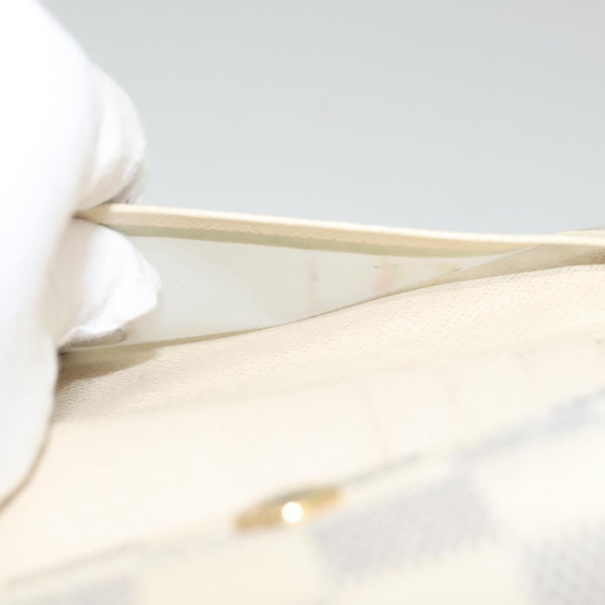 LOUIS VUITTON Damier Azur Portefeuille Alexandra Wallet N63068 LV Auth BD1312