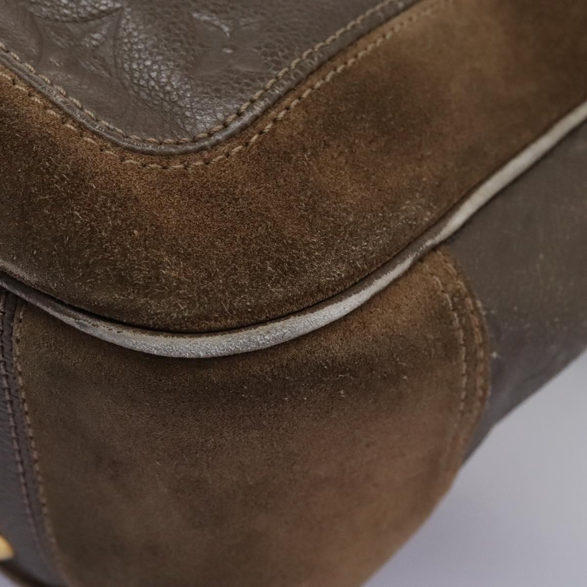 LOUIS VUITTON Monogram Empreinte Audacieuse PM Bag 2way Tail M94175 Auth BD1367