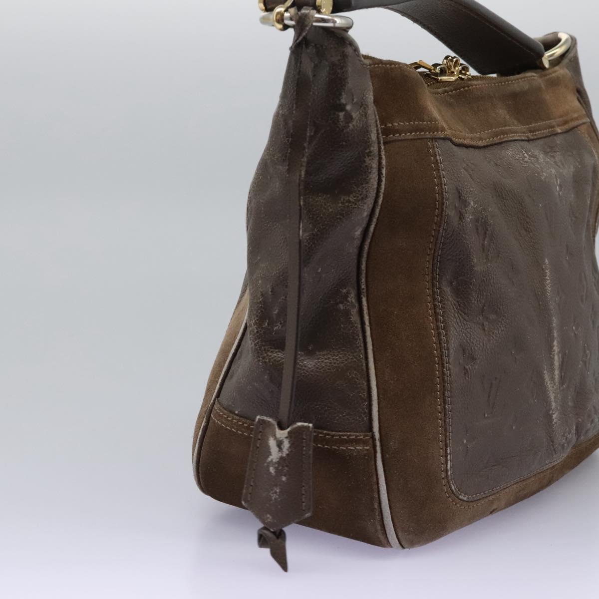 LOUIS VUITTON Monogram Empreinte Audacieuse PM Bag 2way Tail M94175 Auth BD1367