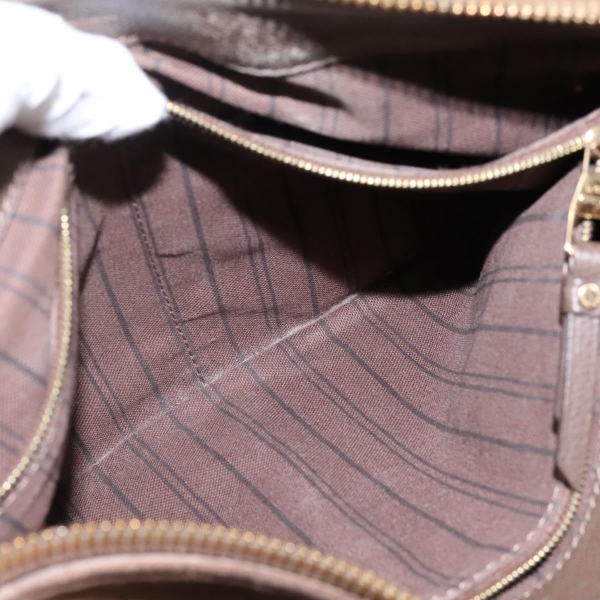 LOUIS VUITTON Monogram Empreinte Audacieuse PM Bag 2way Tail M94175 Auth BD1367