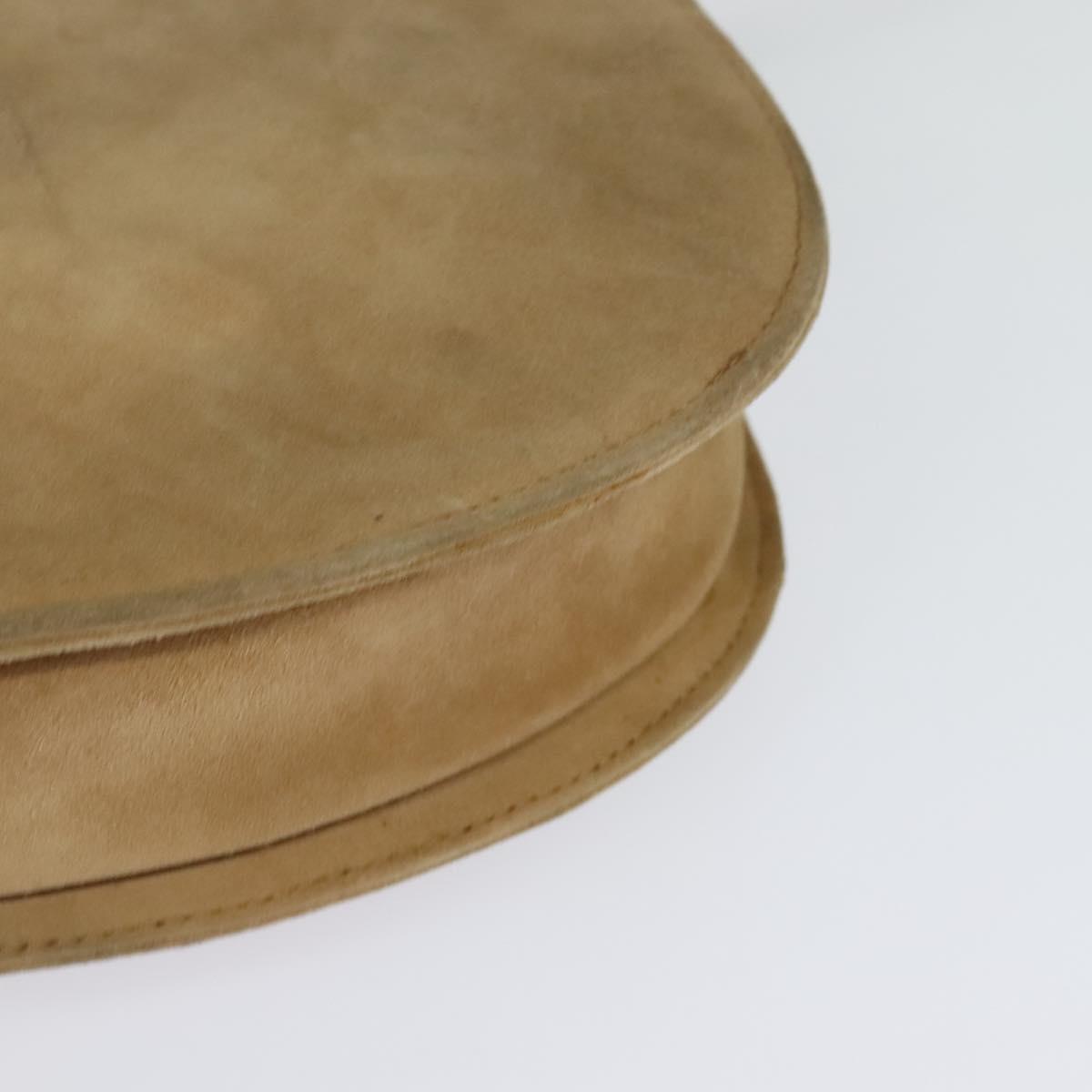 Burberrys Shoulder Bag Suede Beige Auth BD1377