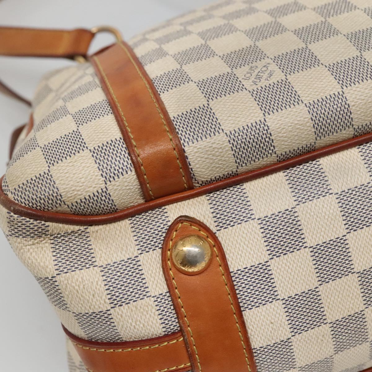 LOUIS VUITTON Damier Azur Stresa PM Tote Bag M51188 LV Auth BD1401