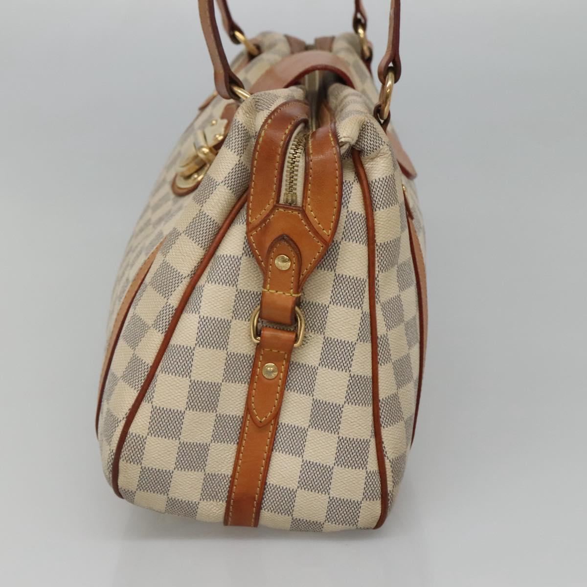 LOUIS VUITTON Damier Azur Stresa PM Tote Bag M51188 LV Auth BD1401