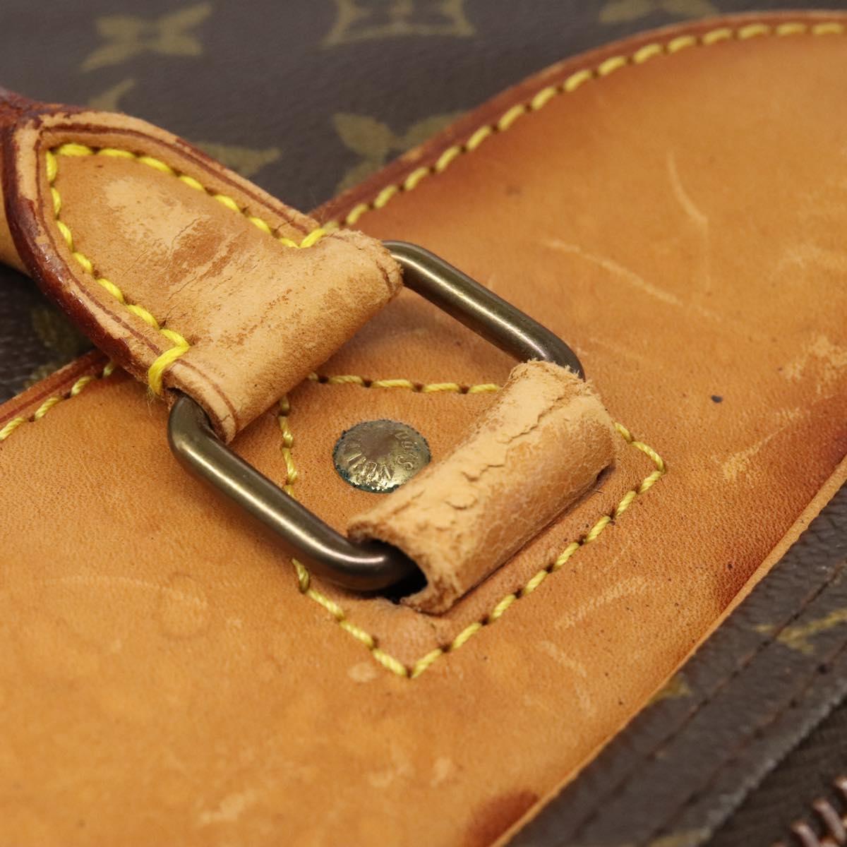 LOUIS VUITTON Monogram Alize De Poche Boston Bag 2way M41392 LV Auth BD1417