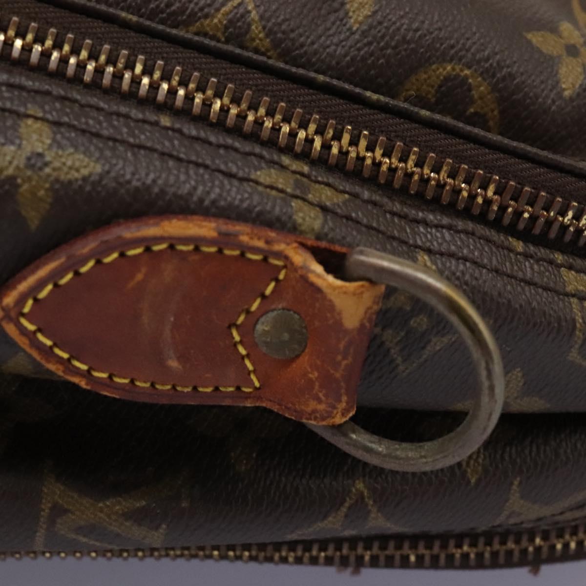 LOUIS VUITTON Monogram Alize De Poche Boston Bag 2way M41392 LV Auth BD1417